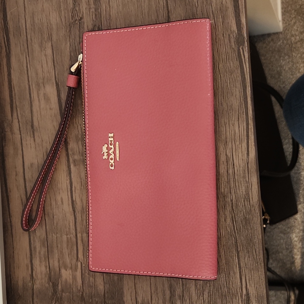 Coach wallet with strap